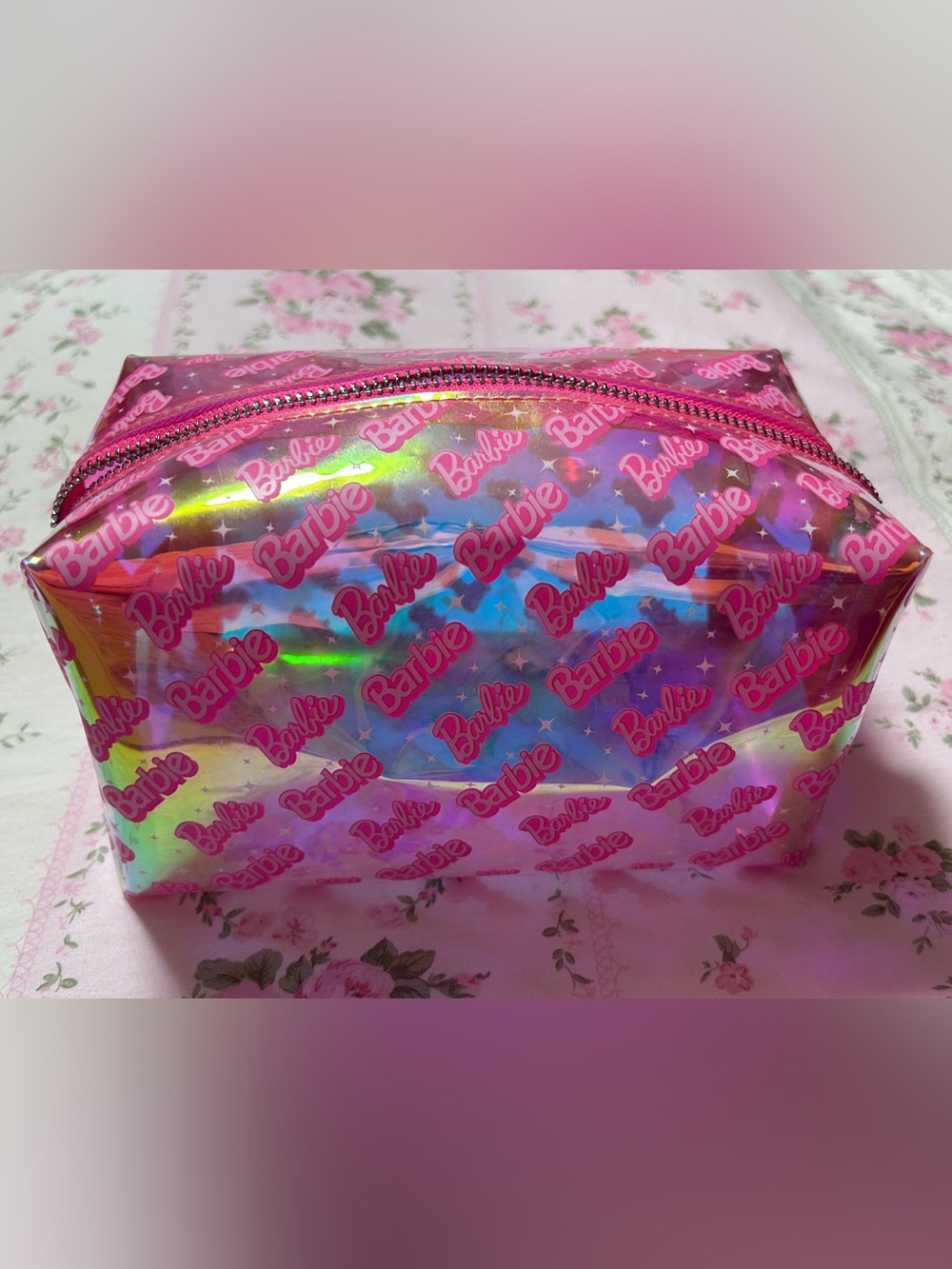 Barbie Holographic Makeup Pouch